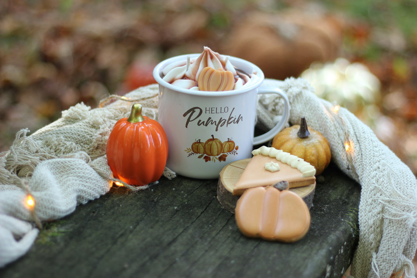 Bougie mug Hello Pumpkin