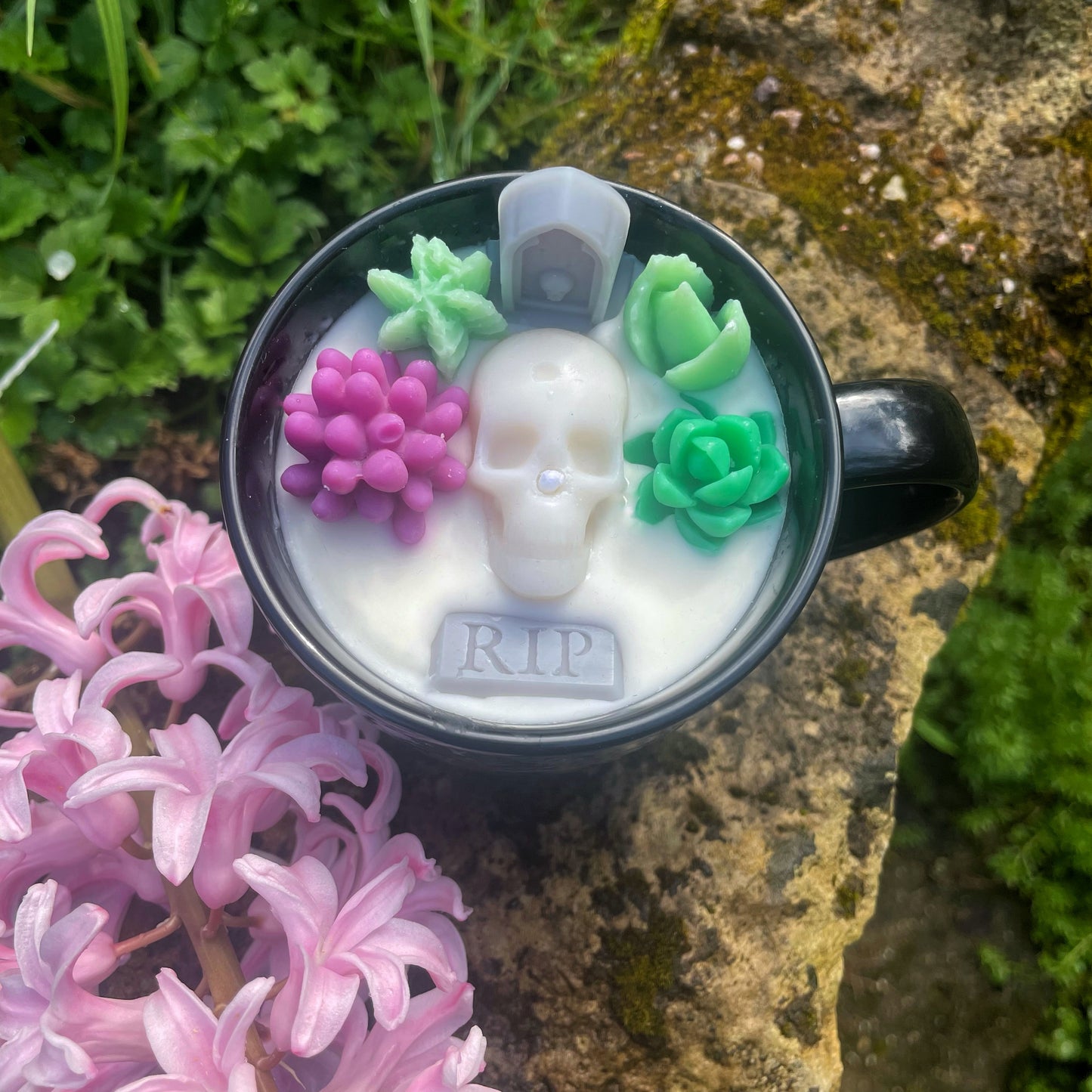 Bougie mug Haunted Garden