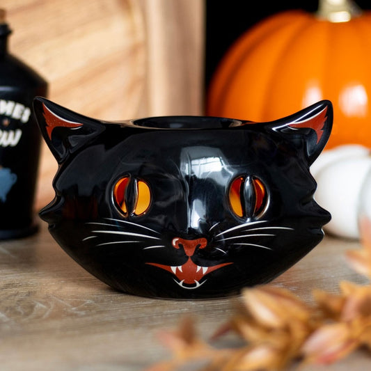 Brûleur pour fondants parfumés chat spooky