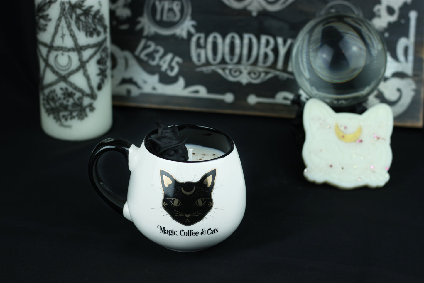 Bougie mug Magic Cat