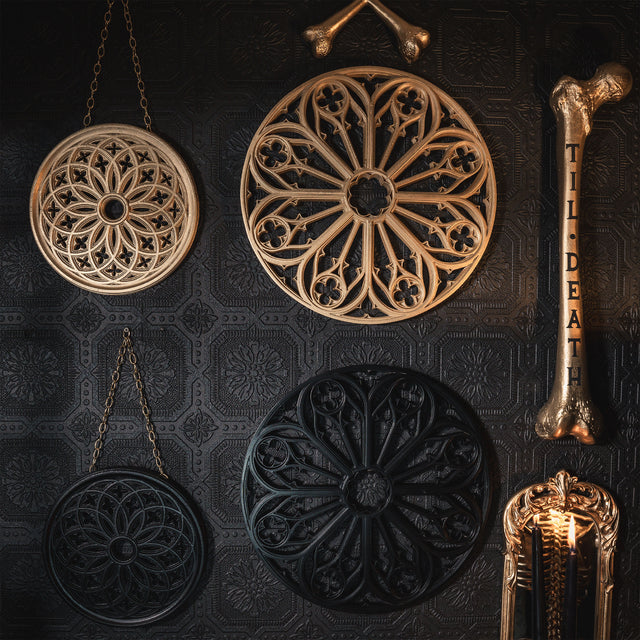 Rosace Gothique noire