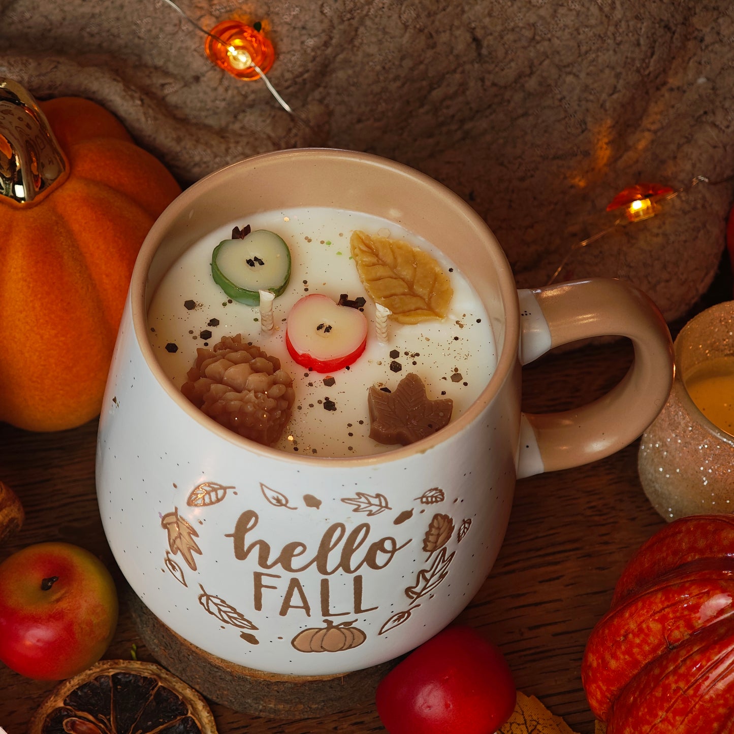 Bougie automne Hello Fall