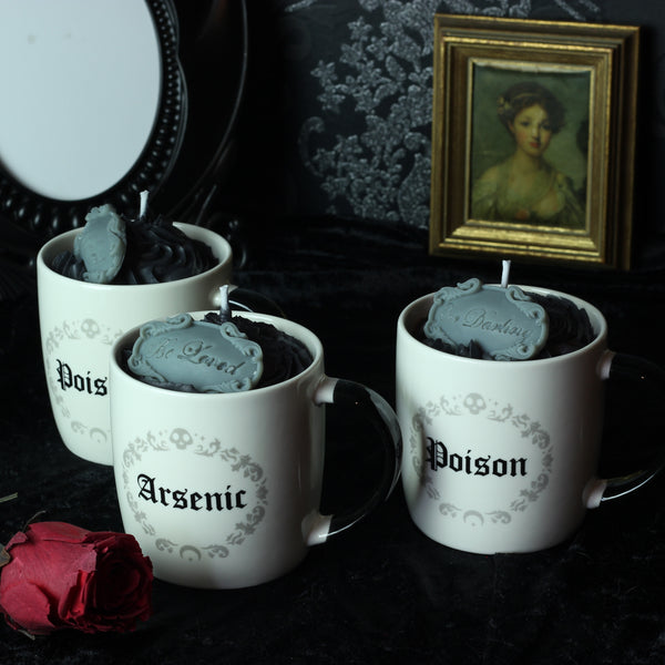 Bougie gourmande mug Poison/Arsenic
