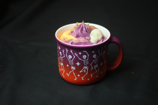 Bougie mug bicolore