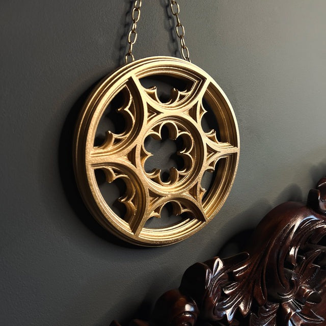 Décoration Rosace dorée Cornélius