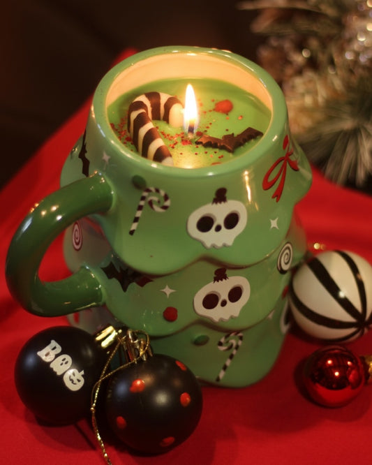 Bougie mug Creepmas Tree