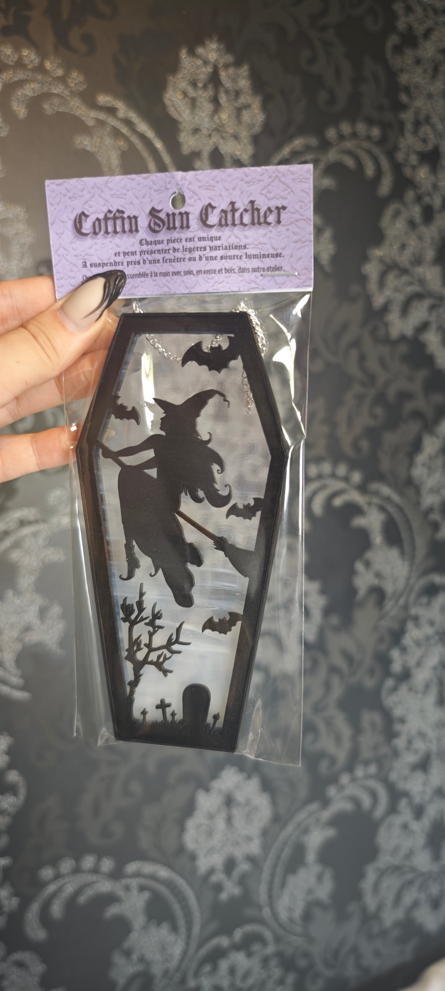 Cercueil verre sorcière fumée blanche 2