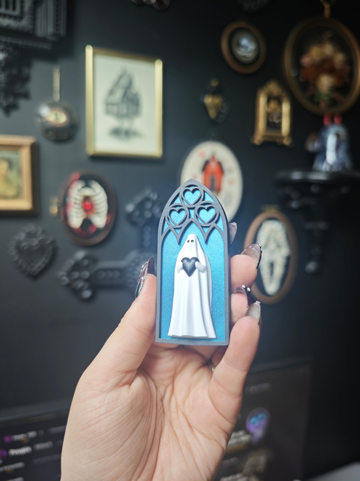 Magnet fantôme cathédrale duochrome arche coeur