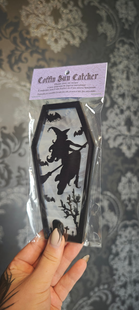 Cercueil verre sorcière fumée blanche 1