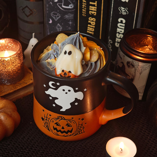 Bougie Halloween bicolore