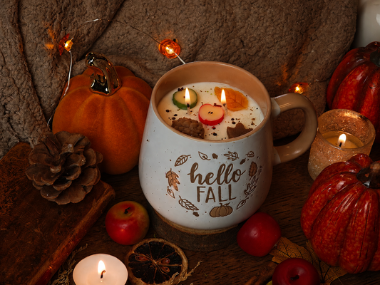 Bougie automne Hello Fall
