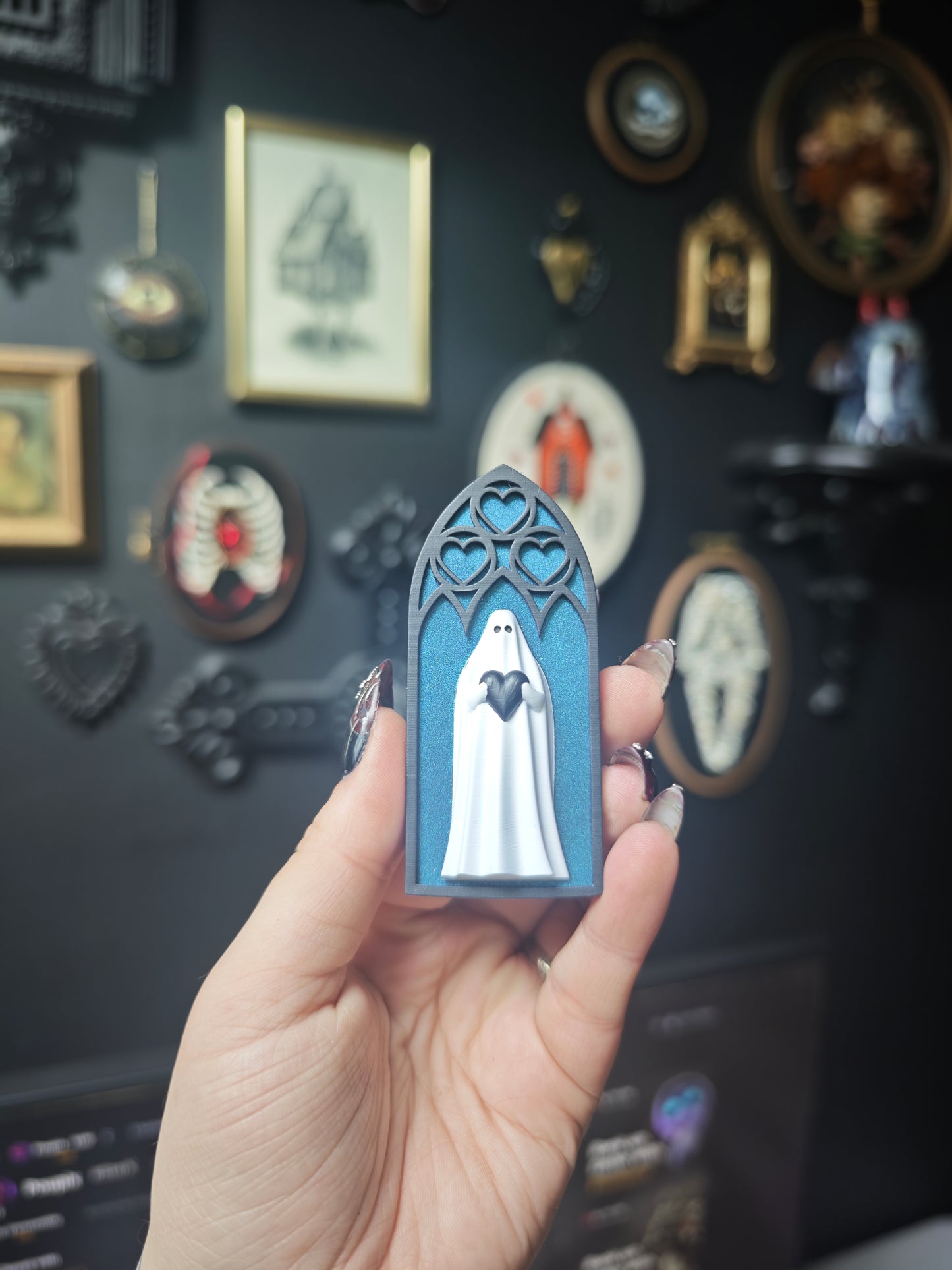 Magnet fantôme cathédrale duochrome arche coeur