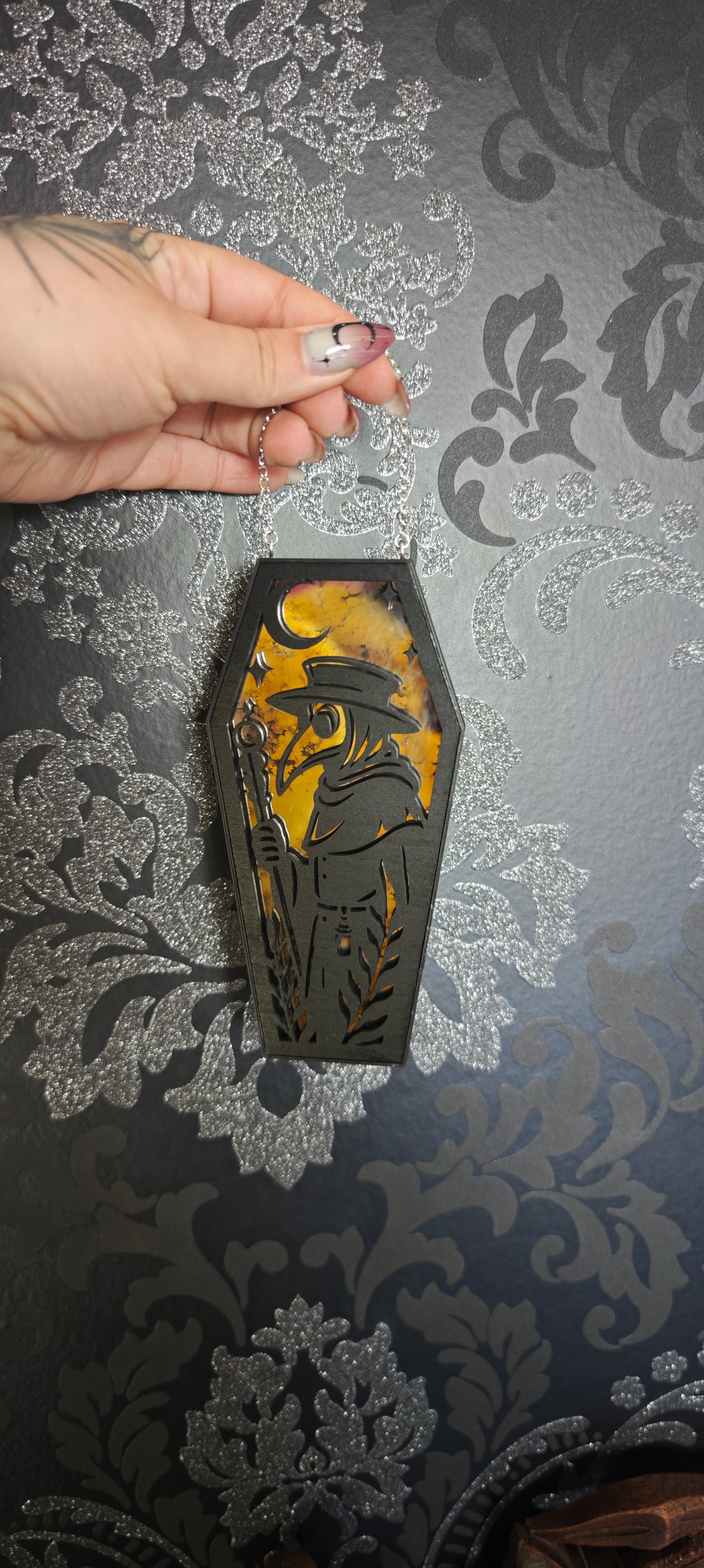 Cercueil verre Plague verre miroir