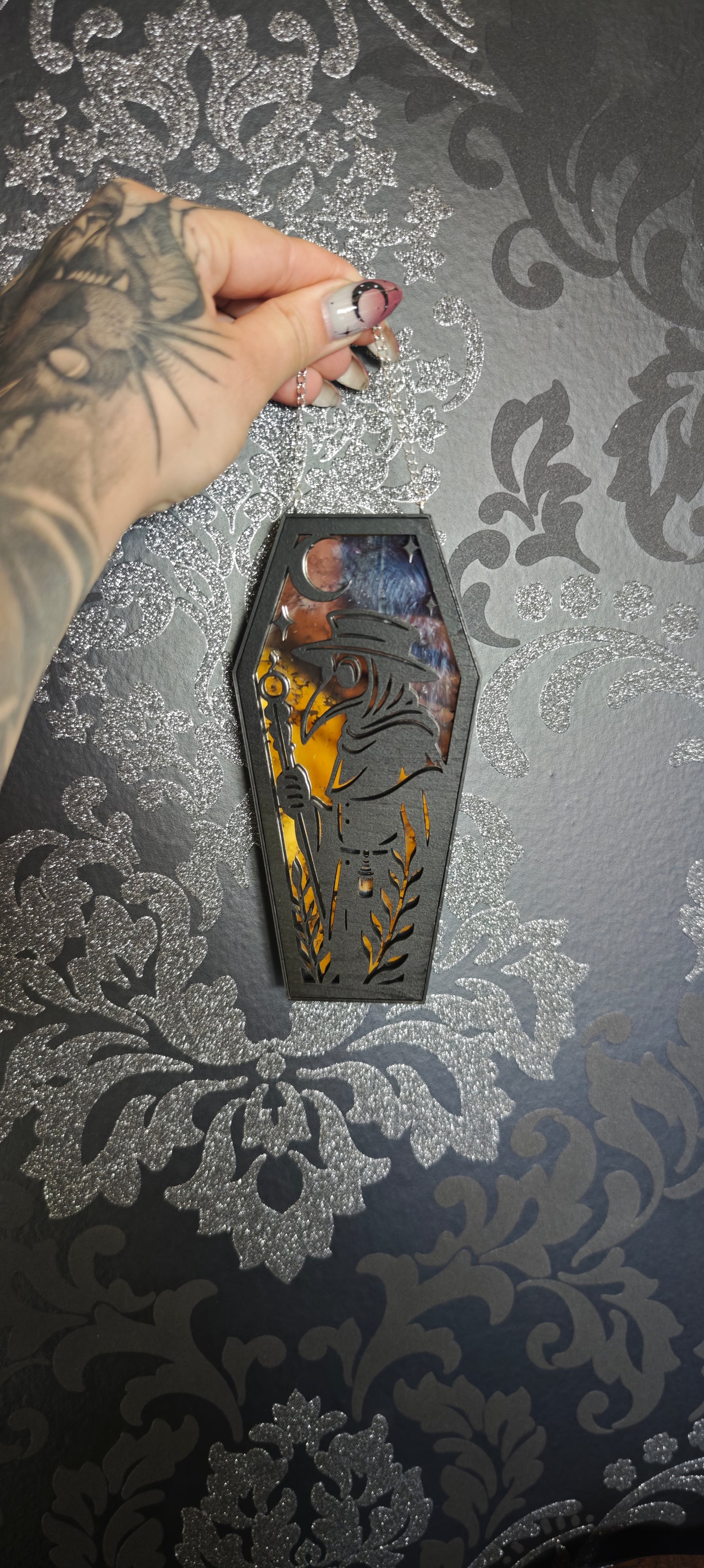 Cercueil verre Plague verre miroir