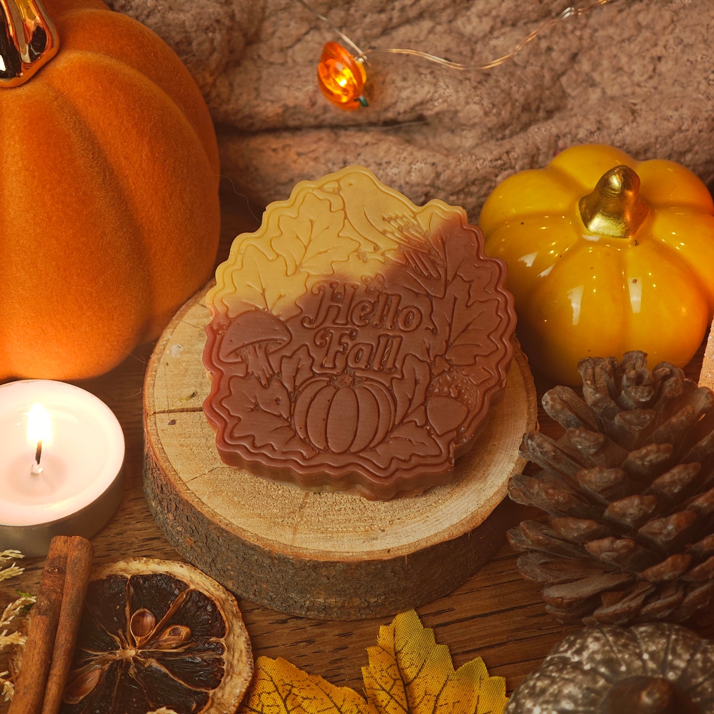 Fondant automne Cozy Bun