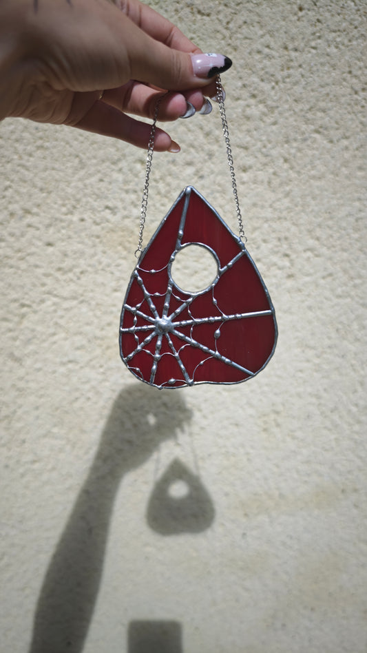 Vitrail Ouija rouge