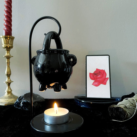 Brûleur pour fondants parfumés chaudron suspendu